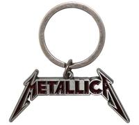Metallica Deep Rojo Band Logo Llavero Keychain Size One Size