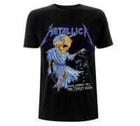 Metallica Tip Scales Hombre Camiseta Negro L 100% algodón Regular