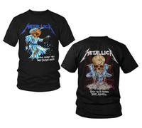 Metallica Doris Heavy Metal Música Rock Band Guitarra Calavera Camisa Hombre