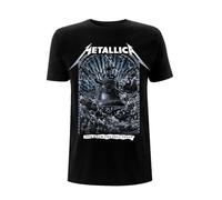 Metallica For Whom The Bells Great Men's T-Shirt Black Band Merch, Bands M Black