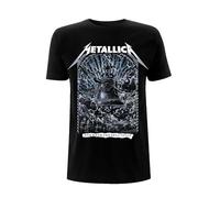 Metallica For Whom The Bells Toll Hombre Camiseta Negro S 100% algodón Regular