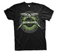Metallica Fuel Since 1981 Seek and Destroy Rock Oficial Camiseta para Hombre (XX-Large)