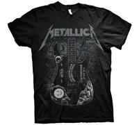 Metallica 'Hammett Ouija Guitar' (Negro) Camiseta - ¡NUEVO Y OFICIAL
