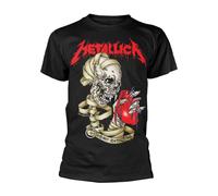 METALLICA - HEART EXPLOSIVE BLACK T-Shirt, Front & Back Print Medium