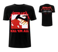 Metallica Kill 'Em All Tracks Oficial Camiseta para Hombre (Medium)