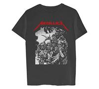 Metallica Limited Edition Four Horsemen T-Shirt Camiseta, Negro, L para Hombre