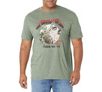 Metallica Limited Edition Justice for All T-Shirt Camiseta, Verde (Heather Military Green), S para Hombre