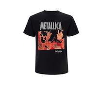 Metallica Load Tracklist Hombre Camiseta Negro M 100% algodón Regular