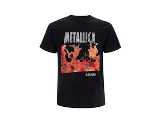 Metallica Load Tracklist Hombre Camiseta Negro M 100% algodón Regular