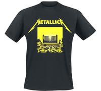 Metallica M72 Squared Cover Hombre Camiseta Negro Regular