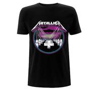 Metallica Master of Puppets Circle Hombre Camiseta Negro 4XL 100% algodón Regular