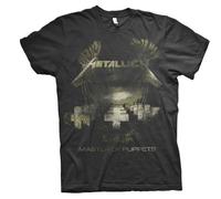 Metallica Master Of Puppets Distressed con licencia Camiseta hombre