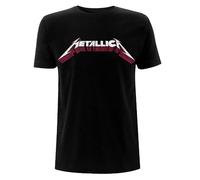 Metallica Master of Puppets Logo Hombre Camiseta Negro 4XL 100% algodón Regular