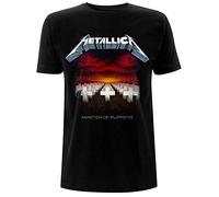Metallica: Master Of Puppets Tracks (Back Print) (T-Shirt Unisex T T-Shirt NUEVO