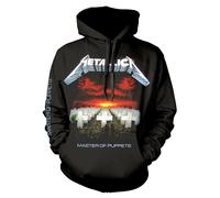 METALLICA - MASTER OF PUPPETS TRACKS BLACK (FOTL) Hooded Sweatshirt X-Large