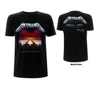 Metallica Master Of Puppets Tracks con licencia Camiseta hombre