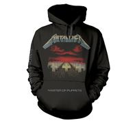 METALLICA - MASTER OF PUPPETS TRACKS BLACK (FOTL) Hooded Sweatshirt Medium