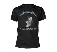 METALLICA - METAL UP YOUR ASS BLACK T-Shirt, Front & Back Print X-Large