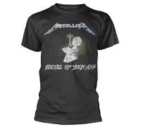 Metallica 'Metal Up Your Ass' (Negro) Camiseta - ¡NUEVO Y OFICIAL