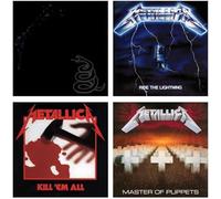 Metallica - Metallica / Kill 'Em All / Ride The Lightning / Master Of Puppets 4 Vinyl LP Bundle