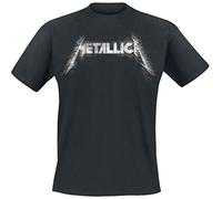 Metallica Camiseta Spiked Hombre Negro X-Large