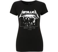 Metallica 'MOP Photo Damage Inc. Tour' (Negro) Camiseta entallada para mujer