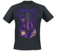 Metallica Ouija Purple Hombre Camiseta Negro XL 100% algodón Regular