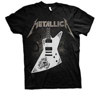 Metallica Papa Het Guitar Black S Camiseta de manga corta