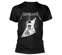 Metallica Papa Het Guitar Hombre Camiseta Negro L 100% algodón Vorne Bedruckt Regular