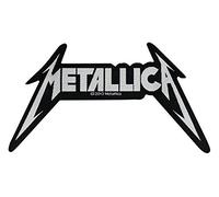 Metallica parche con logotipo tejido, 12 x 7 cm