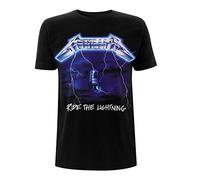 Metallica Ride The Lightning Album Thrash Metal Oficial Camiseta para Hombre (Medium)