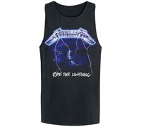 Metallica Ride The Lightning Hombre Top Tirante Ancho Negro XL