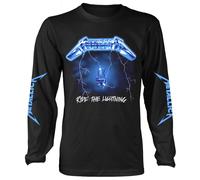 Metallica 'Ride The Lightning' (Negro) Camisa de Manga Larga - ¡NUEVO Y OFICIAL