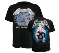 Metallica Ride The Lightning Print T Shirt (Black)
