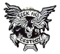 Rock Off officially licensed products Metallica Seek And Destroy Pin Badge Talla Única