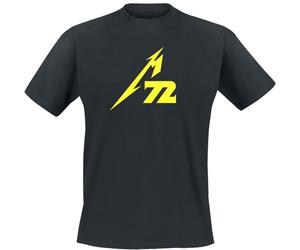 Metallica Simplified Cover (M72) Hombre Camiseta Amarillo Regular