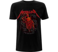 Metallica Skull Screaming Red 72 Seasons con licencia Camiseta hombre