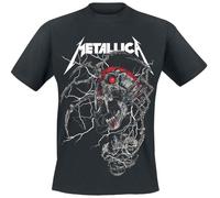 Metallica Camiseta Hombre Spider Dead 100% algodón Regular Negro Talla XXL
