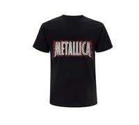 Metallica Spiked Load Hombre Camiseta Negro L 100% algodón Regular