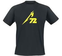 Metallica Strobes (M72) Hombre Camiseta Negro M 100% algodón Hinten Bedruckt Regular