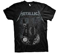 Metallica - T-Shirt # L Unisex Black # Hammett Ouija Guitar