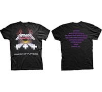 Metallica Master of Puppets Hombre Camiseta Negro L