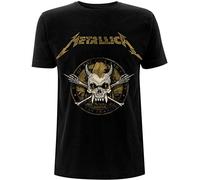 Metallica Camiseta de manga corta Scary Guy Seal Unisex negra talla S