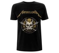 Metallica T Shirt Scary Guy Seal Band Logo Nuevo Oficial De Los Hombres Size L