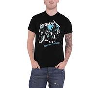 Metallica T Shirt Vintage Ride The Lightning Band Logo Nuevo Oficial De Los Size