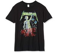METALLICA - AND JUSTICE FOR ALL BLACK T-Shirt, Front & Back Print X-Large