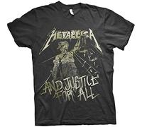 Metallica - T-Shirt # Xl Unisex Black # Justice Vintage