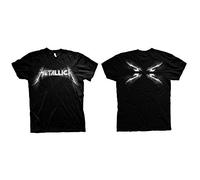 Metallica Camiseta Spiked Hombre Negro X-Large