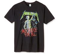 METALLICA - AND JUSTICE FOR ALL BLACK T-Shirt, Front & Back Print XX-Large