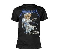 Metallica Tip Scales Hombre Camiseta Negro Vorne Bedruckt, Hinten Bedruckt Regul
